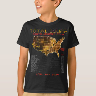戻る)太陽のTotal Eclipse 2024北米ツアー Tシャツ