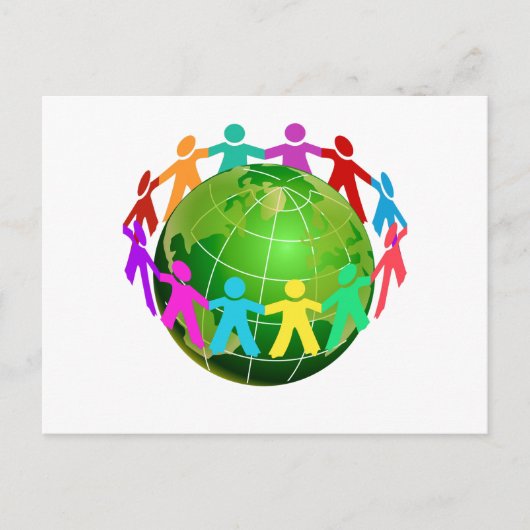 戻る – 学校またはその他のビジネス ポストカード (正面)