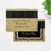 戻る、金ゴールド結婚式の引き出物感謝していユーラベル (デスク)