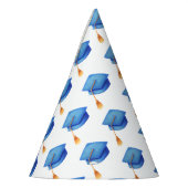 房つき卒業パーティーハット付き卒業キャップ パーティーハット (左)