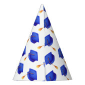 房つき卒業パーティーハット付き卒業キャップ パーティーハット (裏面)