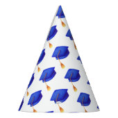 房つき卒業パーティーハット付き卒業キャップ パーティーハット (左)