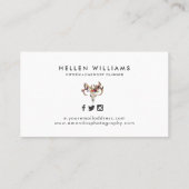 房保スカルと花 名刺 (裏面)