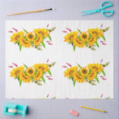 房保スカル花シリーズデザイン5 薄葉紙 (クラフト)