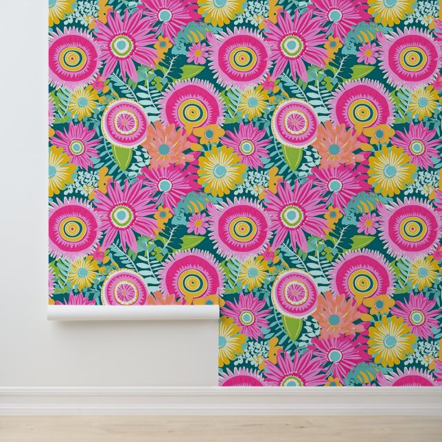 房保スタイルピンク色の花 壁紙 (アプリケーション)