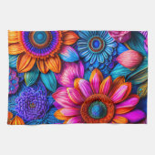 房保スタイル花柄 キッチンタオル (横)