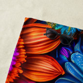 房保スタイル花柄 ビーチタオル (インサイチュ)