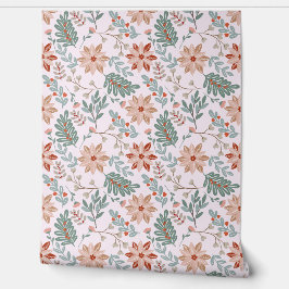 房保スタイル花柄 壁紙