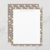 房保デイジー連鎖花文様名文房具 (正面/裏面)