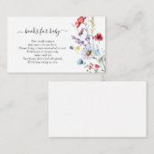 房保フローラワイルドフラワーブックベビー エンクロージャーカード (正面/裏面)