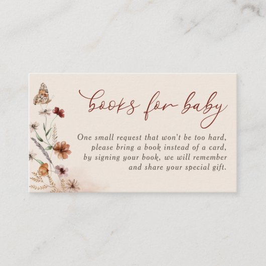 房保フローラ山花赤ちゃんシャワーベビー本 エンクロージャーカード (正面)