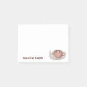 房保ラテ花付パーソナライズされたき ポストイット (正面)