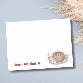 房保ラテ花付パーソナライズされたき ポストイット