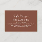 房保ヴィンテージ花フローラ 名刺 (裏面)