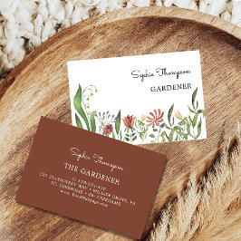 房保ヴィンテージ花フローラ 名刺