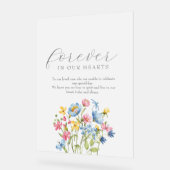 房保山花結婚記念碑 アクリルサイン (傾斜)