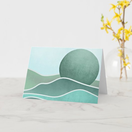 房保山 カード (黄色い花)