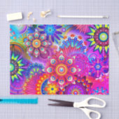 房保抽象芸術花 薄葉紙 (クラフト)