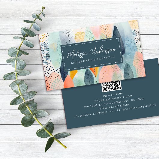 房保木造園家 名刺