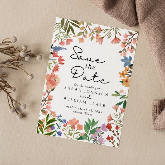 房保植物学山花の水彩園 セーブザデート