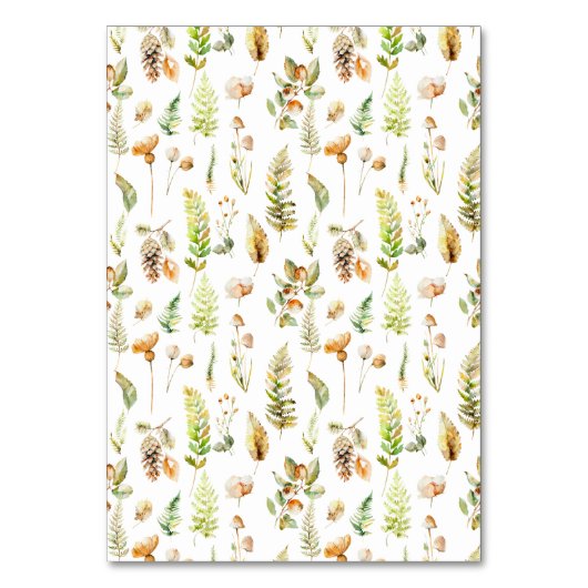 房保秋の森の枝結婚のテーブル番号 テーブルナンバー (裏面)