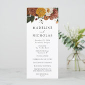 房保秋フローラ結婚の儀式 プログラム (スタンド正面)