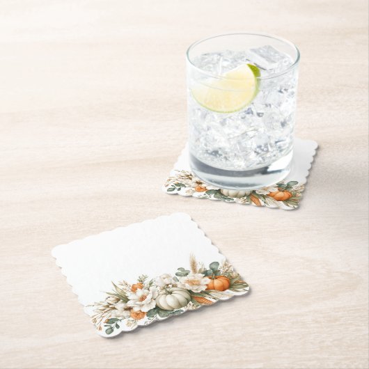 房保秋フローラ配置 ペーパーコースター (インサイチュ)