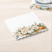 房保秋フローラ配置 ペーパーコースター (アングル)