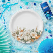 房保秋フローラ配置 ペーパープレート (パーティー)