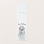 房保美容師フラワークラウン結婚のヘアスタイル 名刺 (外部フラット)