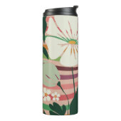 房保自然愛好家の花柄 タンブラー (回転左)
