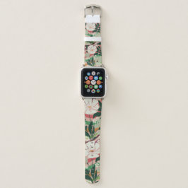 房保自然愛好家の花柄 APPLE WATCHバンド