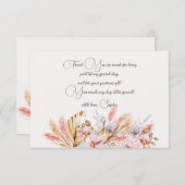 房保花成虫誕生日 サンキューカード (正面/裏面)