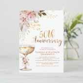 房保赤面金ゴールドフローラ50周年記念 招待状 (スタンド正面)