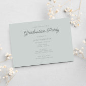 房保野花写真高校卒業会 招待状