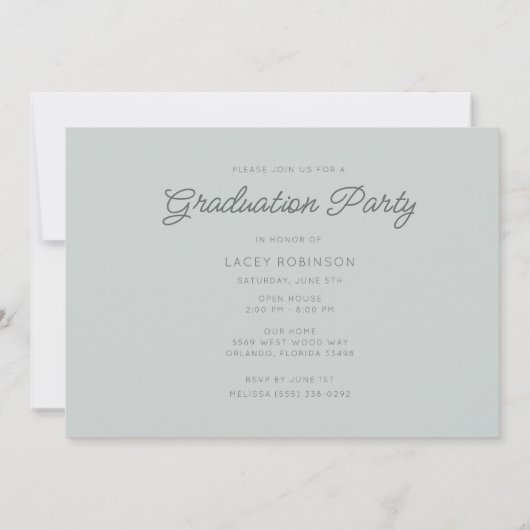 房保野花写真高校卒業会 招待状 (裏面)