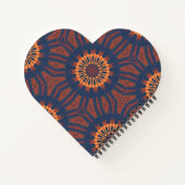 房保開花曼荼羅模様 ノートブック (裏面)