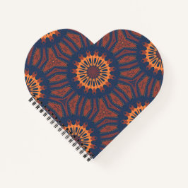 房保開花曼荼羅模様 ノートブック