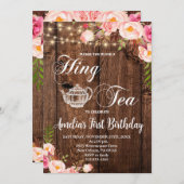 房保高茶誕生会パルティー 招待状 (正面/裏面)