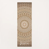 房宝曼荼羅幾何学模様 ヨガマット (正面)