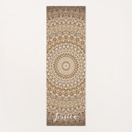 房宝曼荼羅幾何学模様 ヨガマット