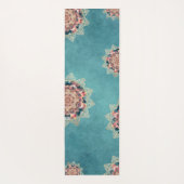 房宝水彩星雲金ゴールド花曼荼羅要義 ヨガマット (裏面)