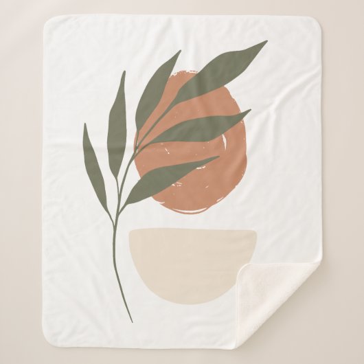 房宝禅ミニマリスト植物学 シェルパブランケット (正面)