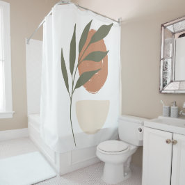 房宝禅ミニマリスト植物学 シャワーカーテン