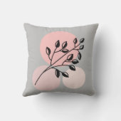 房宝禅植物園オンピンク&薄紫サークル クッション (裏面)