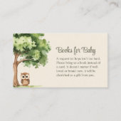 房峰かわいい森林動物の本ベビー エンクロージャーカード (正面)