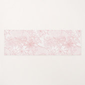 房方シックフローラヘナ曼荼羅図 ヨガマット (正面(横))