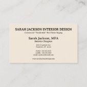 房穂乾燥花・草内装 名刺 (裏面)