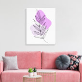 房穂紫花 キャンバスプリント (インサイチュ (リビング))