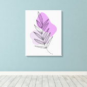 房穂紫花 キャンバスプリント (インサイチュ (ウッドフロア))